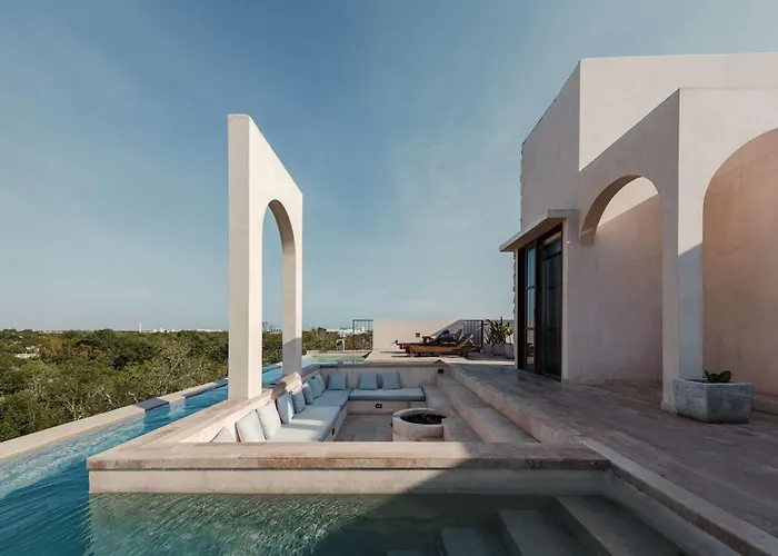 Luxury 4 Bedroom With Private Rooftop Pool Tulum